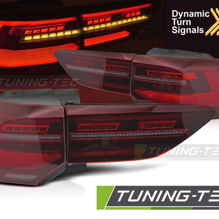 Vw Golf 8 2019-2024 Fanali Posteriori Led Rosso Led Seq
