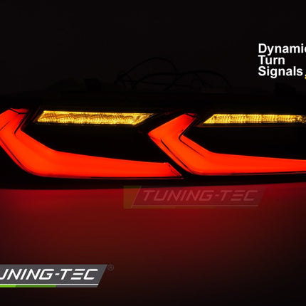 Chevrolet Camaro 2016-2018 Fanali Posteriori LED Nero-rosso