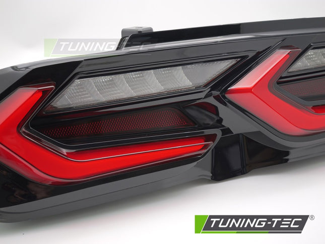 Chevrolet Camaro 2019-2023 Fanali Posteriori LED Nero-rosso
