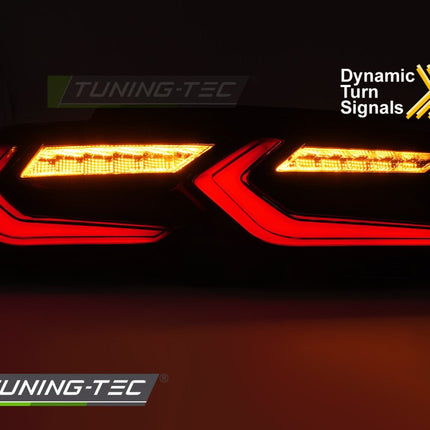 Chevrolet Camaro 2019-2023 Fanali Posteriori LED Nero-rosso