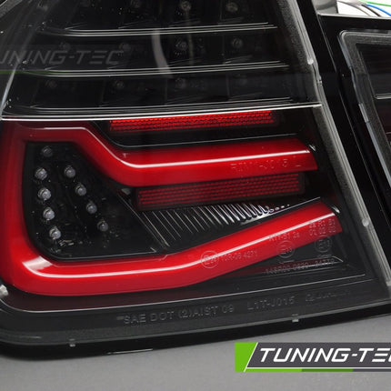 Bmw E90 2009-2011 Fanali Posteriori Led Bar Neri Sequenziali