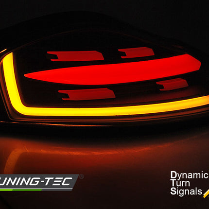 Porsche Boxster 986 1996-2004 Fanali Posteriori Led Bar Neri Rosso Seq