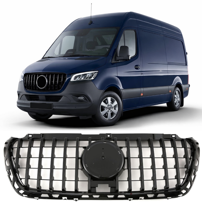Griglia Panamericana GT nero lucido Mercedes W907 W910 Sprinter dal 2018