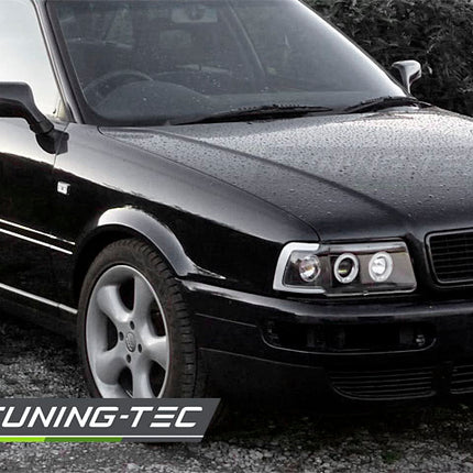 Fari Audi 80 Coupé Berlina Cabrio – Angel Eyes Gialli 