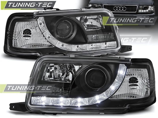 Audi 80 B4 1991-1994 Fari Anteriori LED Daylight Nero
