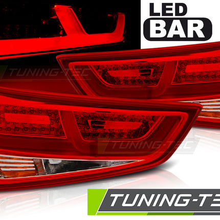Audi A1 2010-2014 Fanali Posteriori LED Rosso Bianco