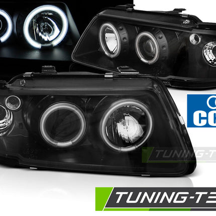 Audi A3 8L 1996-2000 Fari Anteriori Angel Eyes CCFL Bianchi