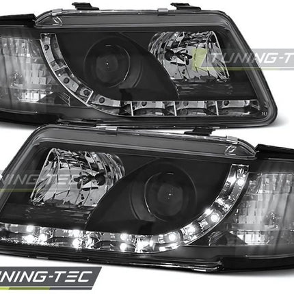 Audi A3 8L 1996-2000 Fari Anteriori LED Daylight Nero