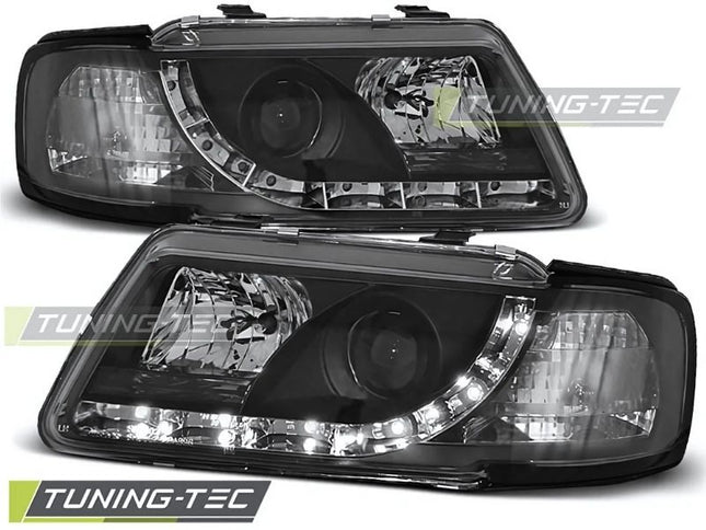 Audi A3 8L 1996-2000 Fari Anteriori LED Daylight Nero