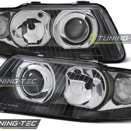 Audi A3 8L 2000-2003 Fari Anteriori Lenticolari Nero