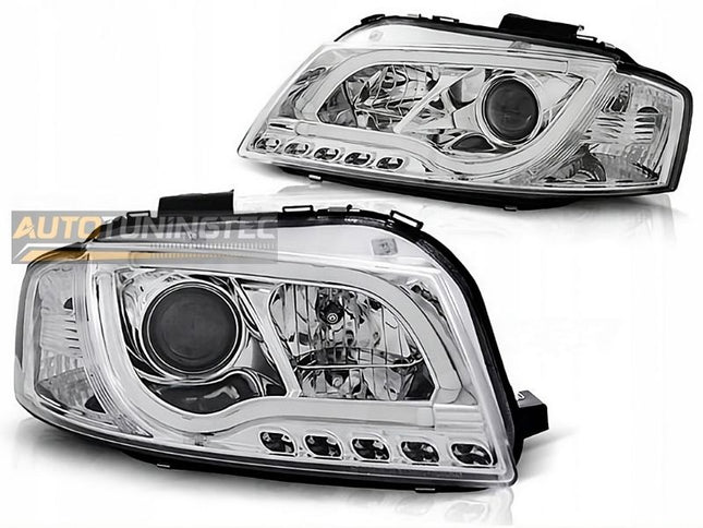 Fari anteriori LED Audi A3 8P omologati ECE-R87