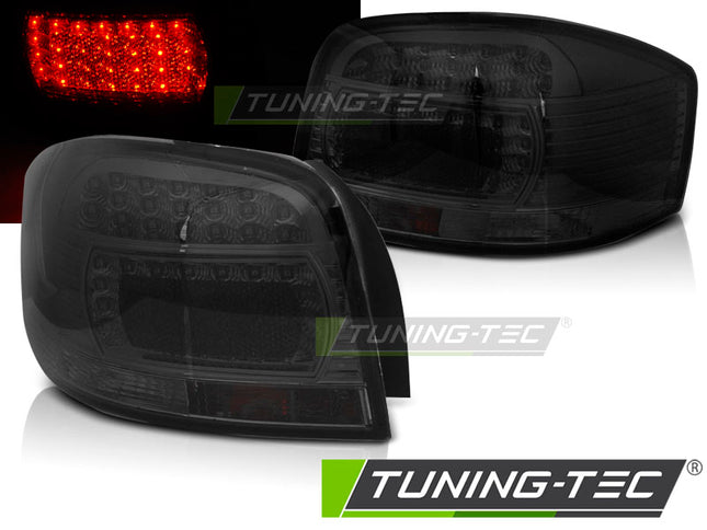 Audi A3 8P1 2003-2008 Fanali Posteriori LED fumé