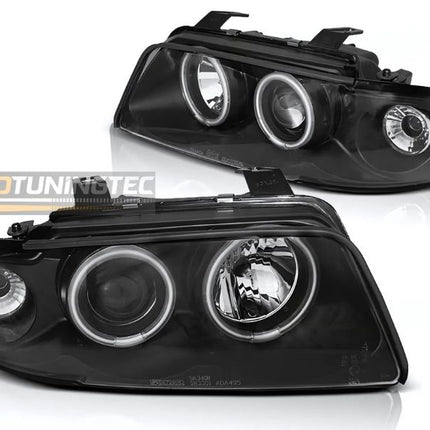Fari Lenticolari Angel Eyes CCFL Audi A4 B5: Look Moderno