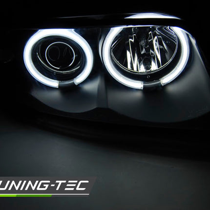 Fari Anteriori Audi A4 B5 con Angel Eyes Bianchi CCFL