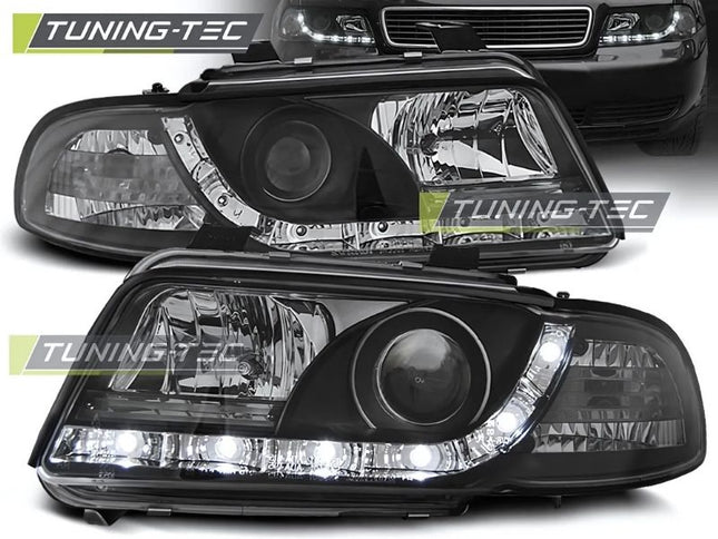 AUDI A4 B5 1994-1998 Fari Anteriori LED Daylight Nero