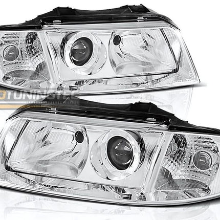Fari anteriori lenticolari per Audi A4 B5 1999-2001 plug & play