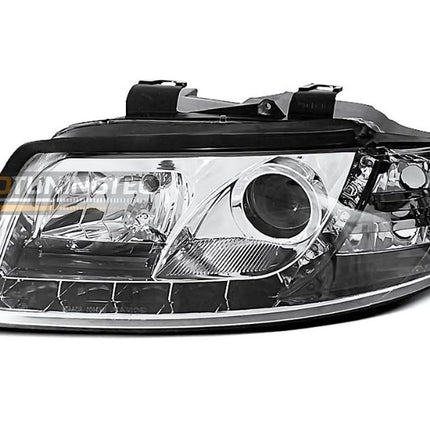 Fari anteriori LED compatibili Audi A4 B6 2000-2004 installazione facile