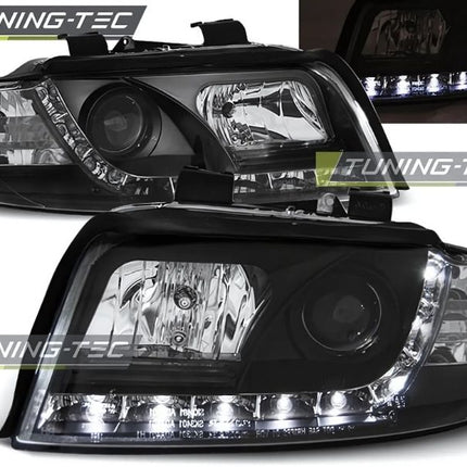 Audi A4 B6 2000-2004 Fari Anteriori LED Daylight Nero