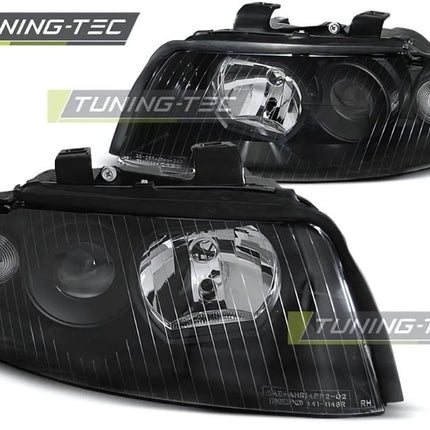 Audi A4 B6 2000-2004 Fari Anteriori Lenticolari Neri