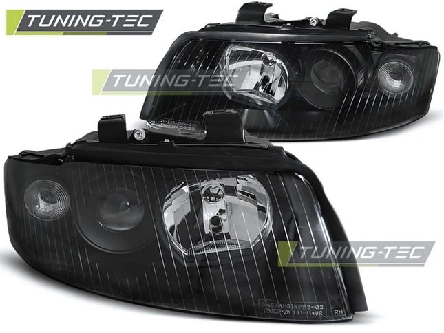 Audi A4 B6 2000-2004 Fari Anteriori Lenticolari Neri