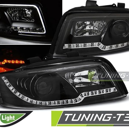 Audi A4 B6 2000-2004 Fari Anteriori LED Lightube Nero
