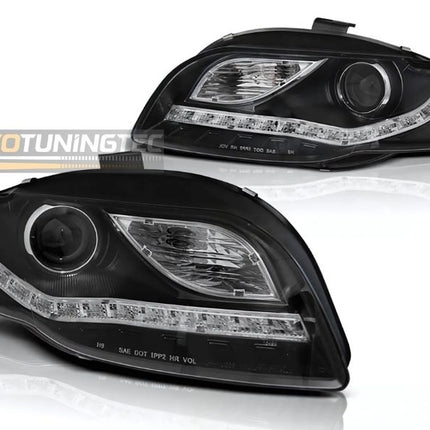 Audi A4 B7: fari LED anteriori omologati E4, stile e sicurezza