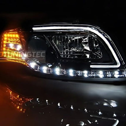 Fari LED con luci di svolta per Audi A4 B7 Avant e Berlina