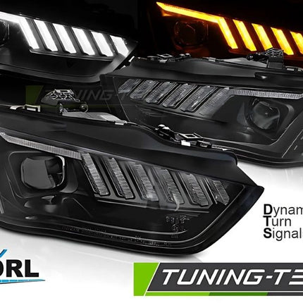 Audi A4 B8 8K 2012-2015 Fari Anteriori DRL LED Luci di Svolta Sequenziale Dinamica