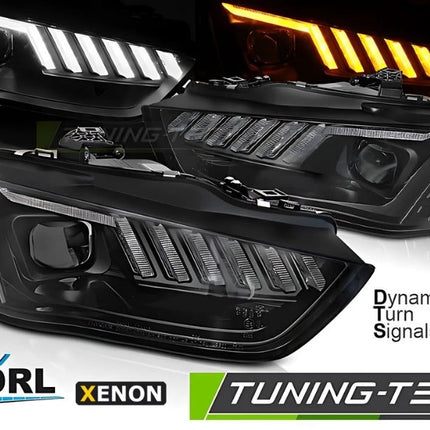 Audi A4 B8 2012-2015 Fari Anteriori Xenon DRL LED Luci di Svolta Sequenziale Dinamica