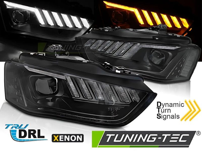 Audi A4 B8 2012-2015 Fari Anteriori Xenon DRL LED Luci di Svolta Sequenziale Dinamica