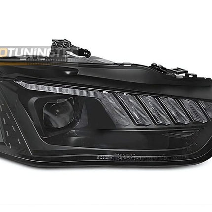 ari anteriori neri LED Audi A4 B8: upgrade esclusivo