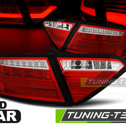 Audi A5 8T 2007-2011 Fanali Posteriori Led Bar Rosso Bianco
