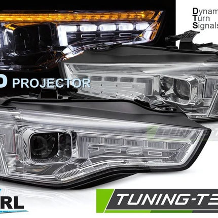 Audi A5 8T 2012-2016 Fari Anteriori DRL Xenon Full LED Cromati