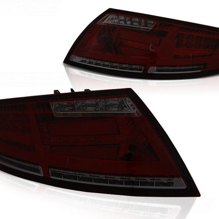 Audi TT 8J 06-14 Fanali Posteriori Full LED Freccia Dinamica - Rosso Fumé