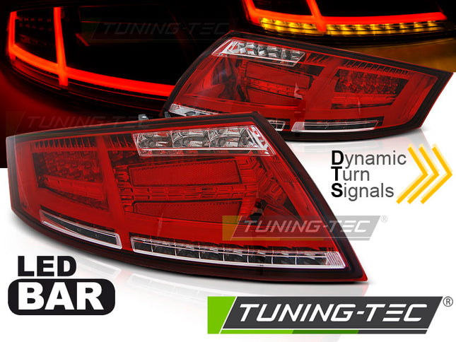 Audi TT 8J 06-14 Fanali Posteriori Full LED Freccia Dinamica - Rosso