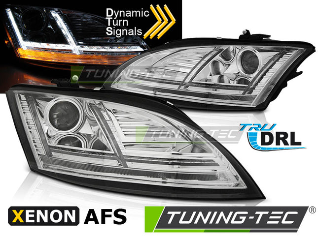 Audi TT 8J 2010-2014 Fari Anteriori a LED con Xenon AFS - Cromati