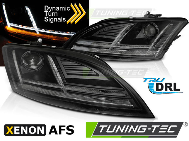 Audi TT 8J 2010-2014 Fari Anteriori a LED con Xenon AFS - Neri