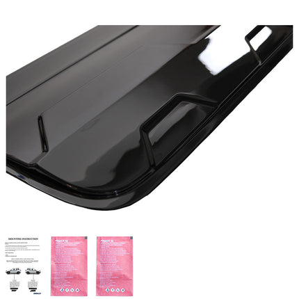 Modanature Laterali per Ford Ranger T6-T7-T8 2012-2022 (Jumbo) Nero Lucido