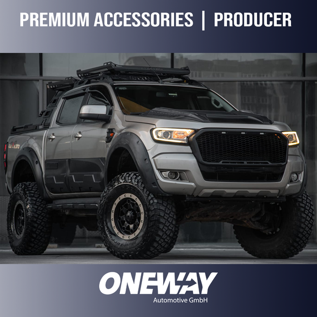 Modanature Laterali per Ford Ranger T6-T7-T8 2012-2022 (Jumbo)