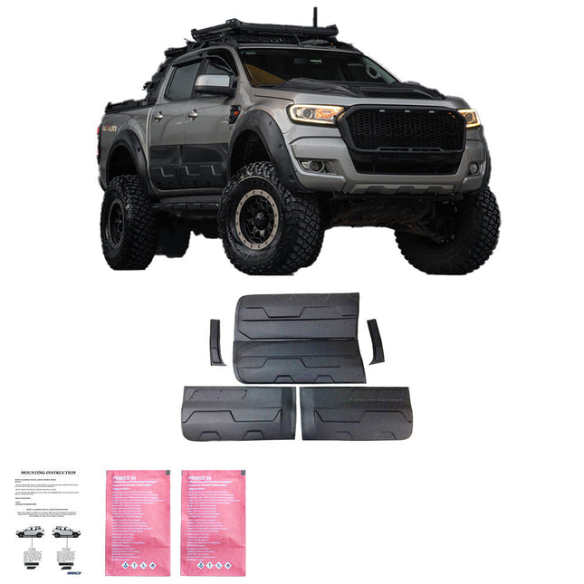 Modanature Laterali per Ford Ranger T6-T7-T8 2012-2022 (Jumbo)