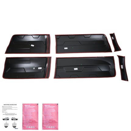 Modanature Laterali per Ford Ranger T6-T7-T8 2012-2022 (Jumbo)