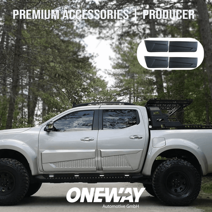 Modanature Laterali per Nissan Navara NP300 (D23) 2014-2021 (Jumbo)