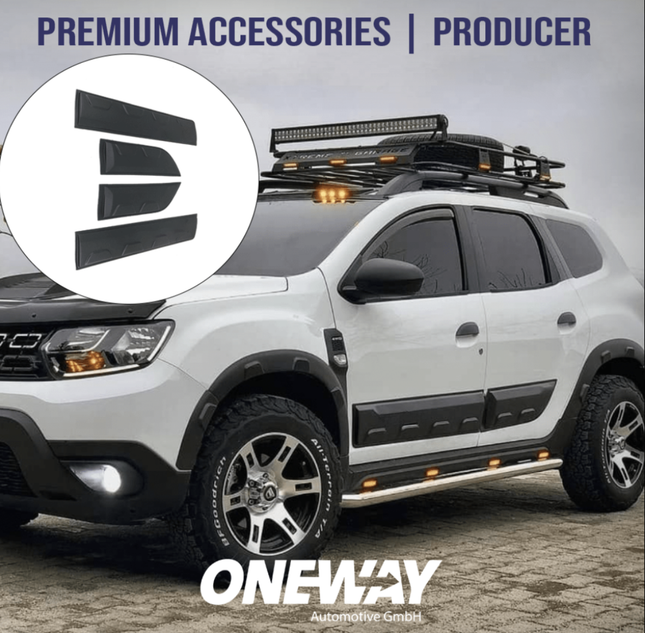 Modanature Laterali per Dacia Duster Serie 2 2018+ (Off-Road)