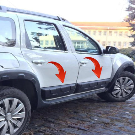 Modanature Laterali per Dacia Duster Serie 1 2010-2017 Off-Road (senza scritta Duster)