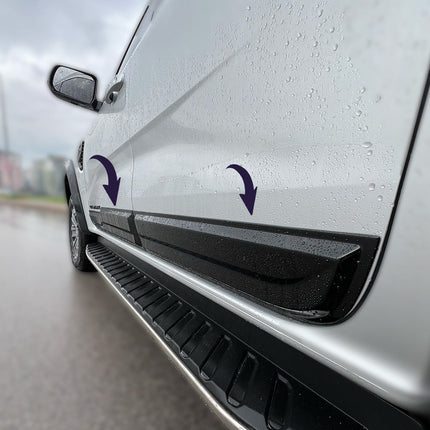 Modanature Laterali per Ford Ranger T9 2022+