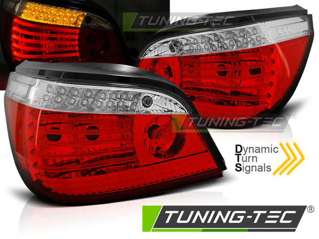 BMW E60 2003-2007 Fanali Posteriori LED Rosso Bianco