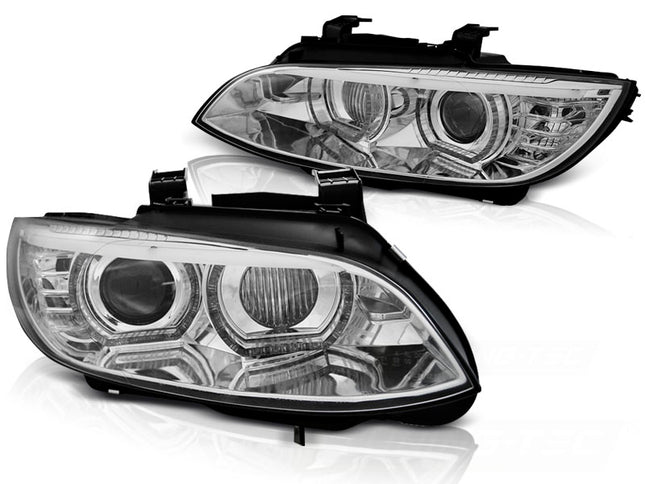 Fari LED 3D BMW Serie 3 E92 E93 Angel Eyes Xenon