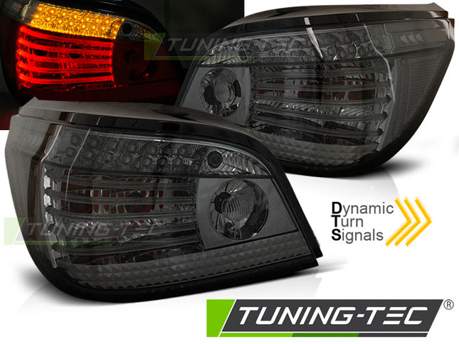 BMW Serie 5 E60 2003-2007 Fanali Posteriori LED sequenziali fumé