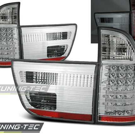 BMW X5 E53 2000-2003 Fanali Posteriori a LED Cromati