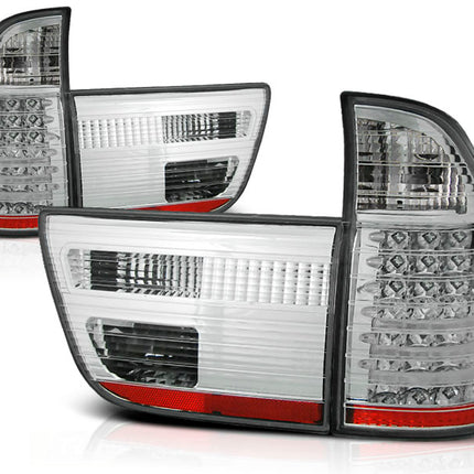 BMW X5 E53 2000-2003 Fanali Posteriori a LED Cromati